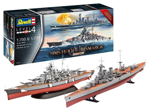 Go to product REVELL 05174 - 1:700 & 1:720 HMS Hood vs Bismarck - 80th Anniversary