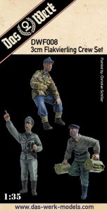 DAS WERK DWF008 - 1:35 3cm Flakvierling Crew Set