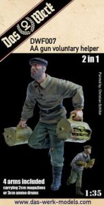 DAS WERK DWF007 - 1:35 AA gun voluntary helper 2 in 1