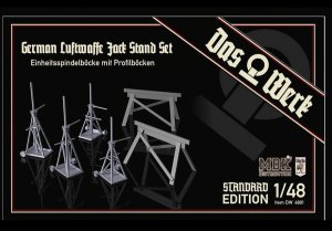 DAS WERK DW4801 - 1:48 German Luftwaffe Jack Stand Set - Standard Edition