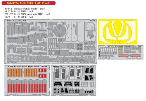 Go to product EDUARD BIG49284 - 1:48 F-16I SUFA