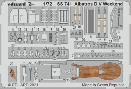 Go to product EDUARD SS741 - 1:72 Albatros D.V Weekend
