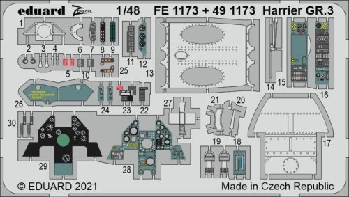 Go to product EDUARD FE1173 - 1:48 Harrier GR.3