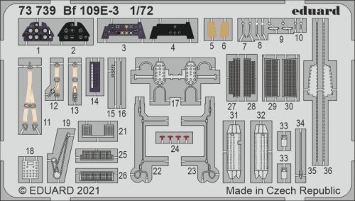 Go to product EDUARD 73739 - 1:72 Bf 109E-3