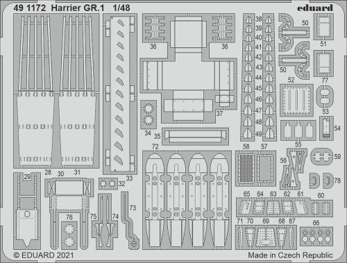 Go to product EDUARD 491172 - 1:48 Harrier GR.1