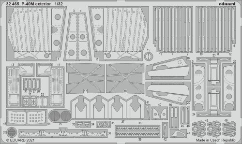 Go to product EDUARD 32465 - 1:32 P-40M exterior