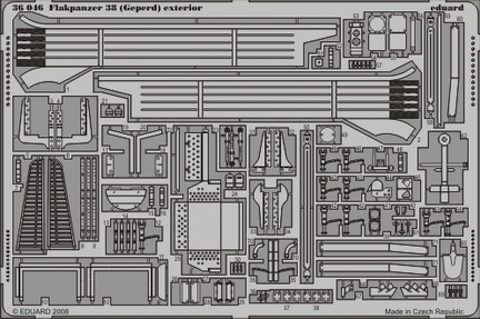 Go to product EDUARD 36046 - 1:35 Flakpanzer 38 (Gepard) exterior
