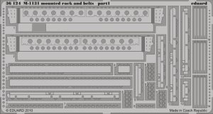 EDUARD 36124 - 1:35 M-1131 mounted rack and belts