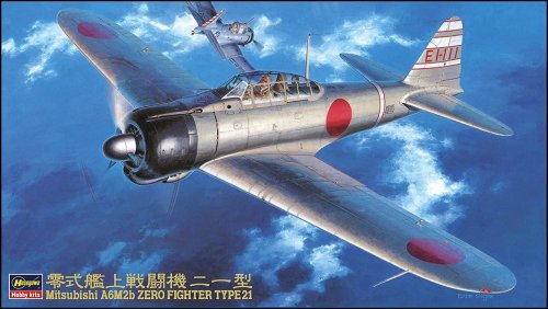 Go to product HASEGAWA JT43 19143 - 1:48 Mitsubishi A6M2b Zero Fighter Type21