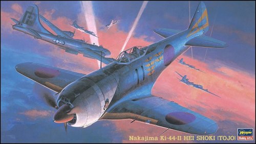 Go to product HASEGAWA JT36 19136 - 1:48 Nakajima Ki-44-II Hei Shoki (Tojo)