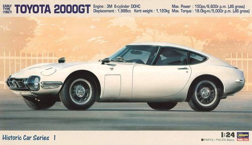 Go to product HASEGAWA HC1 21101 - 1:24 Toyota 2000GT Early Type (1967)