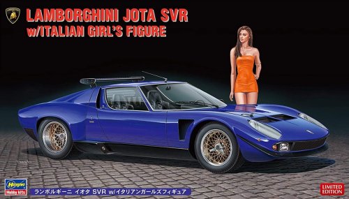 Go to product HASEGAWA 20472 - 1:24 Lamborghini Jota SVR w/Italian Girl's Figure