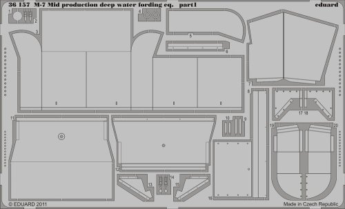 Go to product EDUARD 36157 - 1:35 M-7 Mid production deep water fording eq.