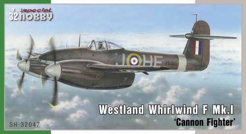 Go to product SPECIAL HOBBY 32047 - 1:32 Westland Whirlwind Mk.I Cannon Fighter