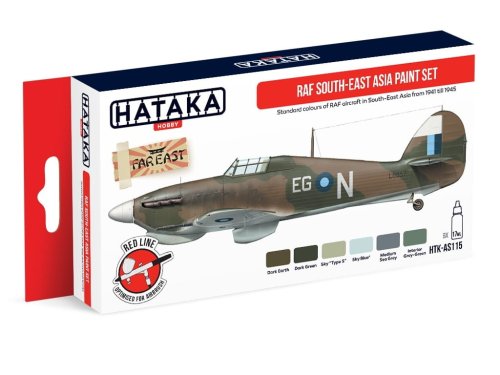 Go to product HATAKA AS115 - RAF South-East Asia paint set