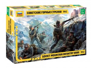 ZVEZDA 3606 - 1:35 Soviet Mountain Infantry WWII