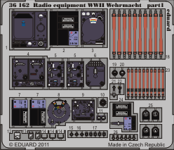 Go to product EDUARD 36162 - 1:35 Radio Equipment WWII Wehrmacht-colour
