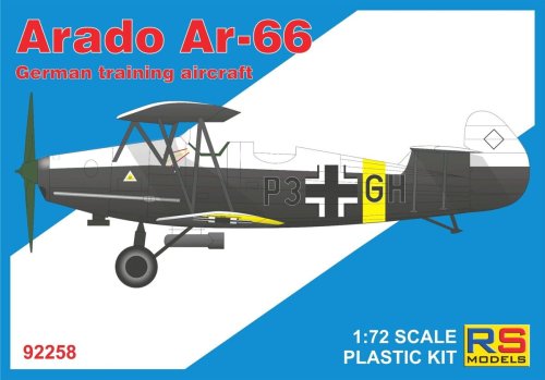 Go to product RS MODELS 92258 - 1:72 Arado Ar-66