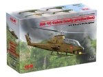 ICM 32060A - 1:32 AH-1G Cobra US Attack Helicopter + Acrylic Paint Set