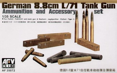 Go to product AFV CLUB 35072 - 1:35 Pak 43/41 Ammo