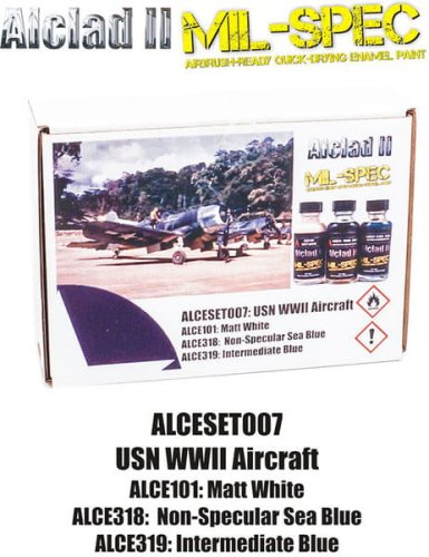 Go to product ALCLAD E Set-007 - Zestaw farb USN WWII Aircraft