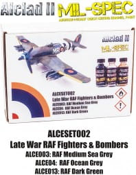 Go to product ALCLAD E Set-002 - Zestaw farb RAF Fighter & Bombers late