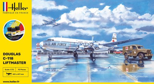 Go to product HELLER 56317 - 1:72 Douglas C-118 Liftmaster - Starter Kit