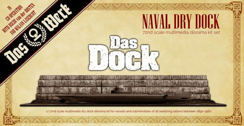Go to product DAS WERK DWA022 - 1:72 Das Dock - Naval Dry Dock - multimedia diorama kit set