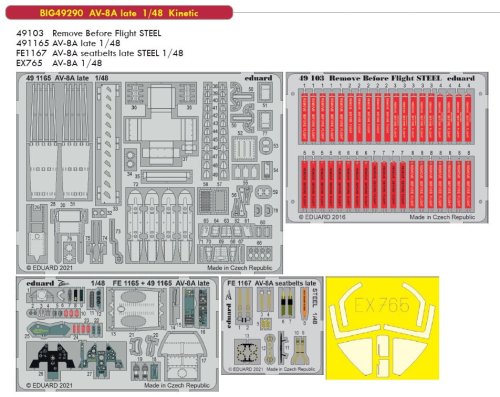 Go to product EDUARD BIG49290 - 1:48 AV-8A late