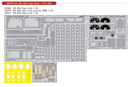 Go to product EDUARD BIG33132 - 1:32 DH. 82A Tiger Moth