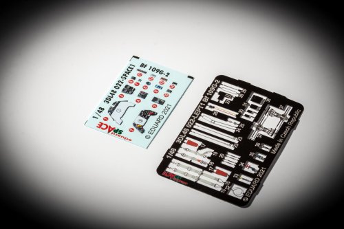 Go to product EDUARD 3DL48022 - 1:48 Bf 109G-2 - Space 3D Decals + PE