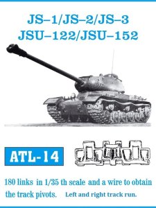 Friulmodel ATL-014 - 1:35 JS-1 / JS-2 / JS-3 / JSU-122 / JSU-152 metal tracks