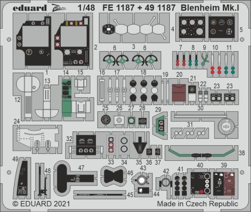 Go to product Eduard FE1187 - 1:48 Blenheim Mk.I