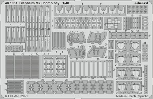 Go to product EDUARD 481051 - 1:48 Blenheim Mk.I bomb bay