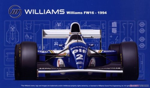 Go to product FUJIMI 092126 - 1:20 GP-24 Williams FW16 Renault (San MarinoGP/Brazillian GP/Pacific GP)