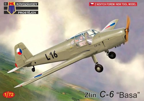 Go to product KOVOZAVODY 0230 - 1:72 Zlin C-6 Basa