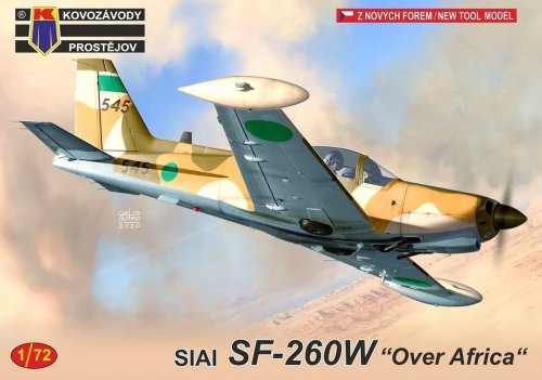Go to product KOVOZAVODY 0210 - 1:72 SIAI SF-260W - Over Africa