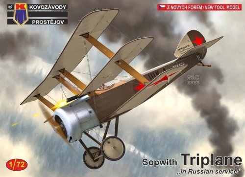 Go to product KOVOZAVODY 0182 - 1:72 Sopwith Triplane - Russian service