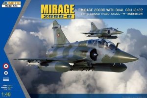 KINETIC 48120 - 1:48 Mirage 2000D with dual GBU-12/22