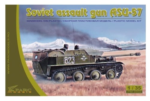 Go to product HOBBY PARK 35057 - 1:35 Soviet Assault Gun ASU-57