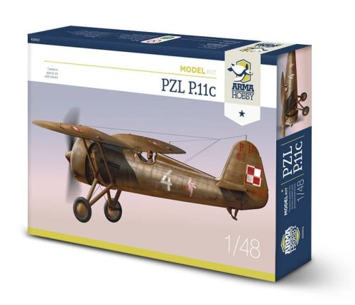 Go to product ARMA HOBBY 40002 - 1:48 PZL P.11c - Model Kit