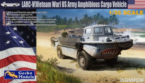 Go to product GECKO MODELS 35GM0038 - 1:35 LARC-V Vietnam War US Army Amphibious Cargo Vehicle