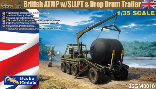 Go to product GECKO MODELS 35GM0018 - 1:35 British ATMP w/SLLPT & Drop Drum Trailer