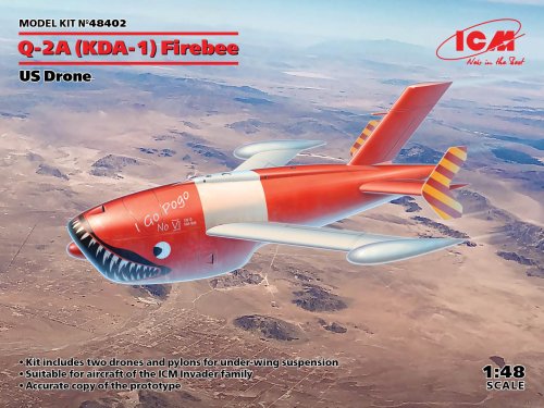 Go to product ICM 48402 - 1:48 Q-2A (KDA-1) Firebee US Drone