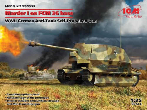 Go to product ICM 35339 - 1:35 Marder I on FCM 36 base