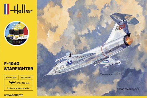 Go to product HELLER 35520 - 1:48 F-104G Starfighter - Starter Kit