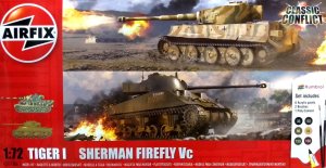 AIRFIX 50186 - 1:72 Tiger I vs Sherman Firefly - Classic Conflict