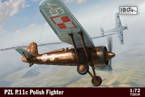 Go to product IBG 72519 - 1:72 PZL P.11c Polish Fighter