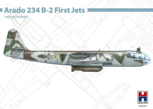Go to product HOBBY 2000 48009 - 1:48 Arado 234 B-2 First Jets