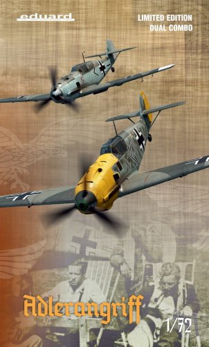 Go to product EDUARD 2136 - 1:72 Adlerangriff - Messerschmitt Bf 109E - Dual Combo Limited Edition